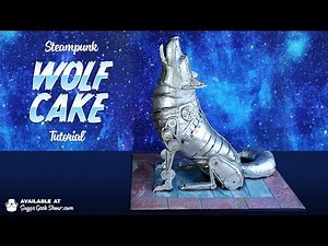 Steampunk Wolf Cake tutorial Promo