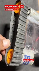 Making mini tank with track wheel ⚙️ Project tank from track wheel #shortsvideo #tank #dcmotor #diy