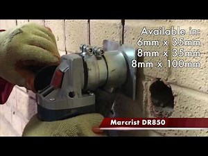 Marcrist DR850 - Diamond Mortar Router - Cut out mortar from joints soft to hard