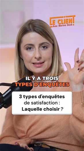 3 types de questionnaires à connaître ABSOLUMENT 👇 Type 1 : La transactionnelle → Post achat, post livraison → Mesure à chaud Type 2 : La relationnelle → Après 1 mois d'utilisation → Prendre la température Type 3 : La stratégique → Bilan annuel complet → Vision globale de la relation Les marques qui performent ? Elles utilisent LES 3. Pas qu'un seul type.