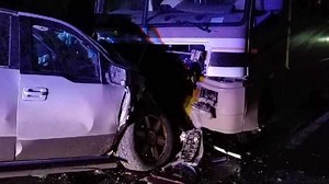 Wrong-way RV crash leaves man in serious condition