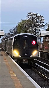 MTA Staten Island Railway R211S #145-149 Flies Past Jefferson Av #mta #nyc #r211 #train #railway