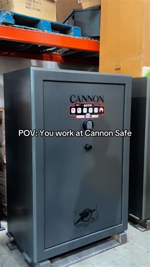 1K views · 1.6K reactions | From our floor —> to your door. Built for life. #warehouse #safe #gun #warehouseworker #reel | Cannon Safe | Facebook