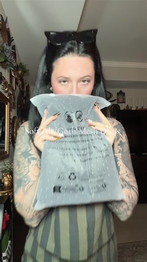 Stylish Soft Alt/Goth Mesh Dress Review