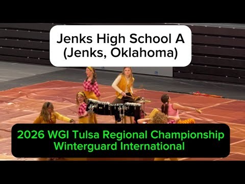 Jenks High School A Winterguard ~ 2026 WGI Tulsa Regional Championship