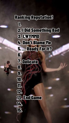 Ranking Reputation! ✨🫶‼️🖤