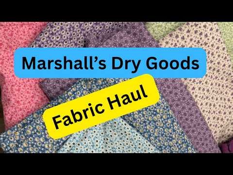Online Fabric Haul | Marshall’s Dry Goods Quilting Cotton $1.99 Yard