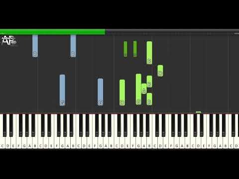 Maybe - Ten Sharp | Adelina Piano synthesia tutorial
