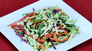 Cooking with Chef Bryan: Crunchy Cabbage Salad with Spicy Peanut Dressing