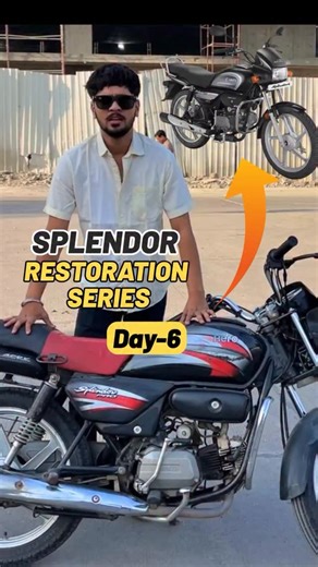 Aniruddh🛠️ | Day-6 Splendor Restoration Series🛠️✨ #splendor #splendormodified #splendorplus #splendorpro #bikemodification #modifiedsplendor❤️... | Instagram