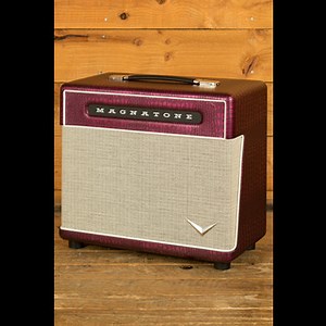 Magnatone Billy Gibbons Signature Baby M80 1x10" Electric Guitar Amplifier Cabinet - Chrome Grape