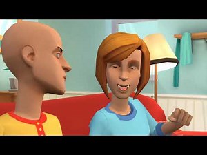 (Voices Updated!!) Caillou Slaps Rosie/Grounded