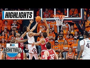 Indiana at Illinois | Highlights | Big Ten Men's Basketball | Jan. 19, 2023