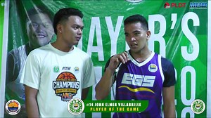 BEST PLAYER OF THE GAME MAXPRINT 79 vs 93 EGS (OPEN DIVISION) # 14 JOHN ELMER VILLABRILLE PTS - 17 RBS - 7 AST- 2 STL - 2 BLCK - 2 | Talisay City Sports Commission