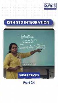 Integration Short Trick Part 24 | Class 12 Maths Powerful Speed Shortcut #shorts