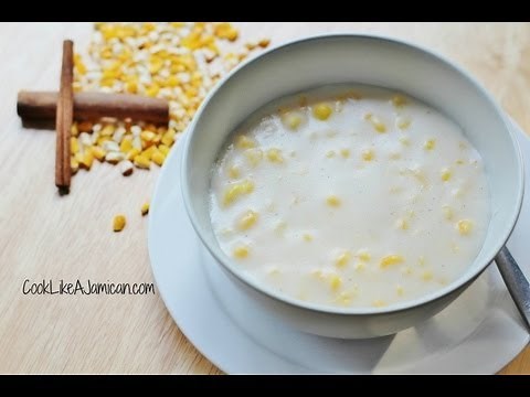 Jamaican Hominy Corn Porridge Recipe Video