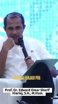 MEMAHAMI PENIPUAN DALAM HUKUM PIDANA DAN PERDATA | PROF. EDDY O. S HIARIEJ