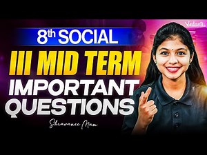 8th Social | 3rd Mid Term Important Questions | TN State Board | Shravanee Ma'am
