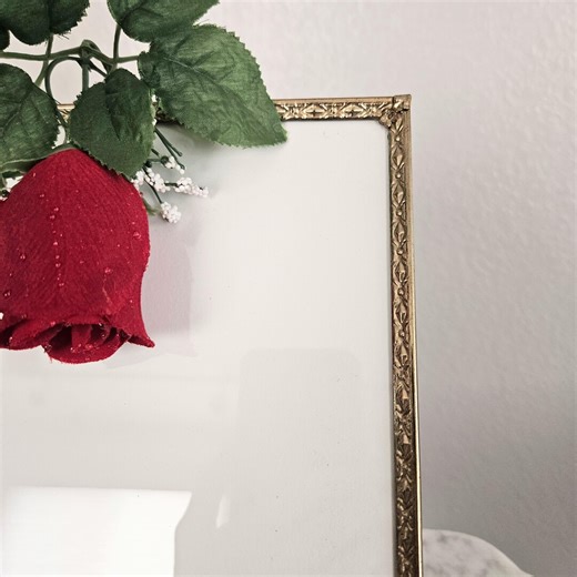 Vintage Gold Metal Picture Frame Intricate Design 8x10 - Etsy