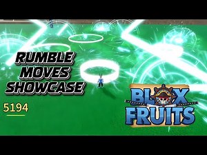 Rumble Moves Showcase - Blox Fruits!