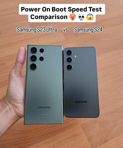 Samsung S23 Ultra vs Samsung S24⚡Power On Boot Speed Test – SHOCKING Winner! 🔥 #shorts #viral #short