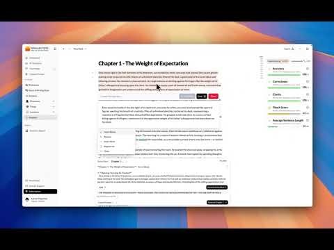Manuscripts.ai - How to use Paraphrase text feature using selection tools?