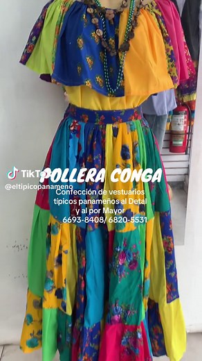 Confección de Trajes Típicos Panameños al Detal y Mayor