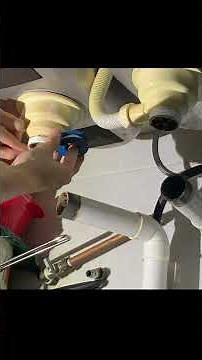 How to replace sink bottle trap