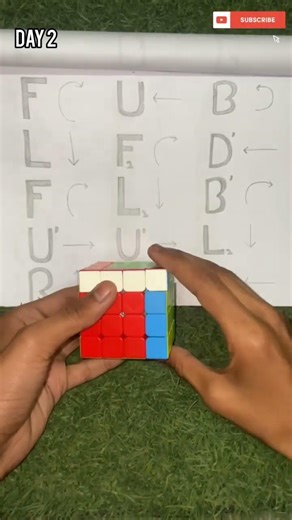 Day 2 of 30 Of Amazing patterns on 4x4 cube #shorts #subscribe #trending