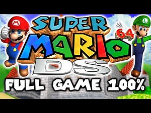 Super Mario 64 DS - Full Game (4K, 2023 Remake, 100%)