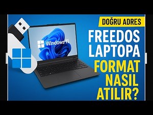 FreeDOS Laptopa Windows 11 Yükleme | Adım Adım Türkçe Rehber (Lenovo LOQ 15IAX9I)