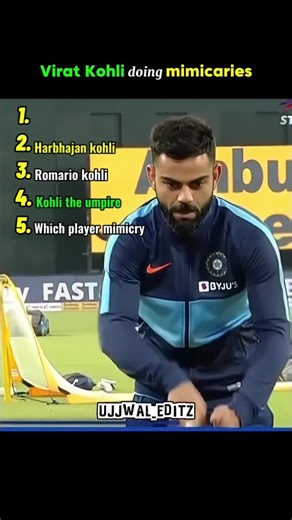 Funniest mimicary moments of virat kohli 🤣🤣🤣 #viralshorts #gugugaga #cricket #viratkohli