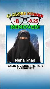 From Lazy Eye to 6/6 Vision | Watch Neha’s Inspiring LASIK Experience