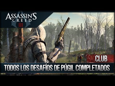 Assassin's Creed 3 - Walkthrough Español - Club - Todos los desafíos de Púgil Completados [100%]