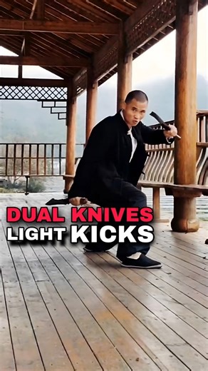 KUNG FU Master - Dual Hand Knives & Bruce Lee Speed Kicks #martialarts