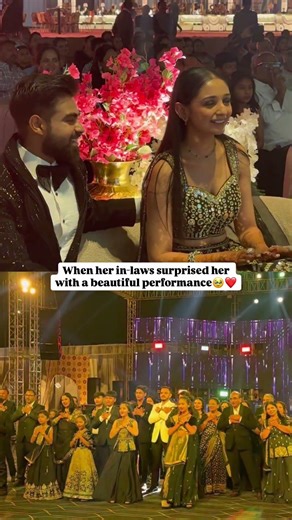 The Best Surprise Ever! 🥹 Her In-laws Performance!❤️ #wedding