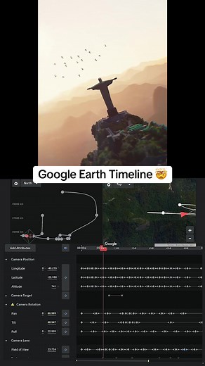 Google Earth Timeline: Virtual FPV Flight through Rio de Janeiro