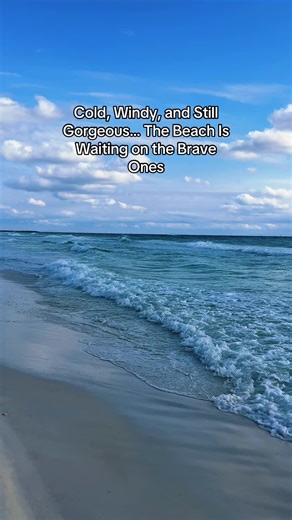 Just showing everyone how beautiful the beach is today. Yes it’s a very cold and windy day out there and definitely a chilly one at the beach. We’ve got single red flags flying over purple today, so the water is rough and marine life is around. In other words the ocean is basically saying “look at me… don’t touch me today.” It’s one of those days where the beach is still gorgeous, but you’ll probably enjoy it more with a hoodie and maybe a hot coffee instead of a swimsuit. The wind will have you