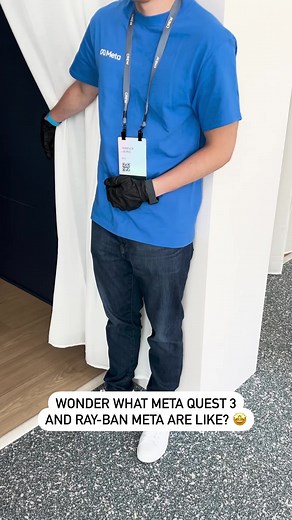 503K views · 1.9K reactions | it was love at first demo  Meta Quest 3 and Ray-Ban Meta will blow your mind — pre-ordered yet? | Meta | Facebook