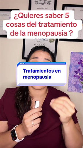 5 Claves sobre Terapia en Menopausia