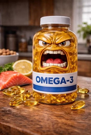 🔥“Your Brain Is Buffering… Because You Skipped Omega-3 😤🐟” Omega-3 supports: ✔️ Brain function & focus ✔️ Heart health ✔️ Reduced inflammation ✔️ Joint support ✔️ Mood balance ✔️ Healthier skin glow ✔️ Hormonal support for women You can’t run on vibes and caffeine forever. Your body needs healthy fats to think clearly, move smoothly, and regulate emotions. Stop blaming stress for everything. Feed your brain.. #healthy #vitamins #Omega3 #creatorsearchinsights