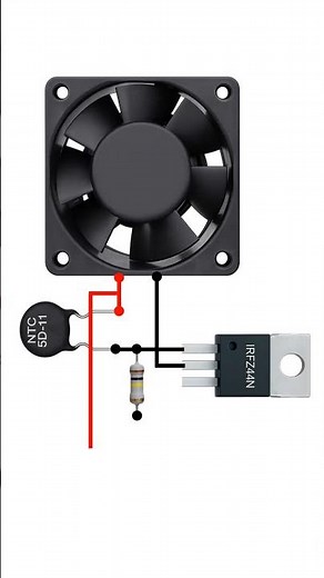 Automatic Fan Using Temperature Sensor | DIY Electronics Project #TemperatureControlledFan