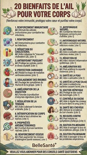 Ail : 20 Raisons d'en Manger Tous les Jours (Preuves Santé).