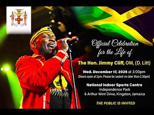 JISTV | Official Celebration for the life of the Hon. James "Jimmy Cliff" Chambers, OM, (D. Litt)