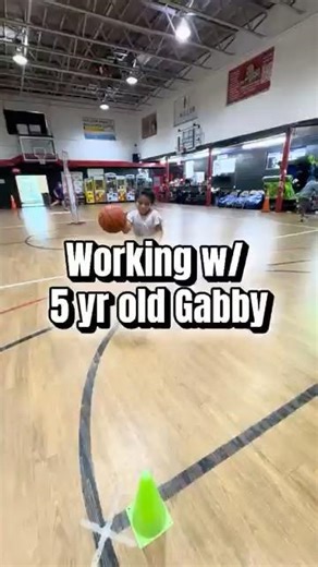5 Year Old Gabby Putting In Work! 🏀 | Youth Basketball Training