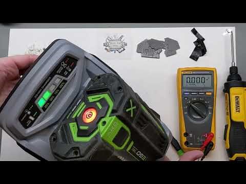 EGO 56V Gen1 5AH Blinking Red on Charger Fix