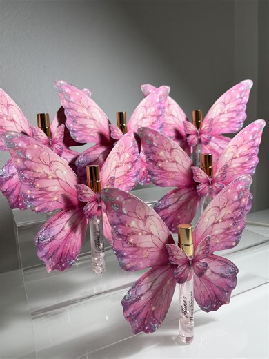 Personalized Butterfly Perfume Favors for Baby Shower Wedding Guest Gifts Pink Butterfly Keepsake - Etsy