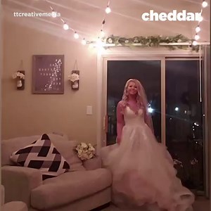 157K views · 336 reactions | A couple held a virtual wedding reception after canceling their large reception due to coronavirus. | cheddar news | Facebook