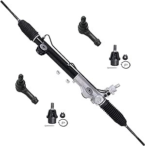 Detroit Axle - 2WD Front Steering Rack & Pinion Kit for 04-08 Ford F-150 | Lincoln Mark LT Power Steering Rack and Pinion 2 Lower Ball Joints 2 Outer Tie Rod End Links 2005 2006 2007 Replacement