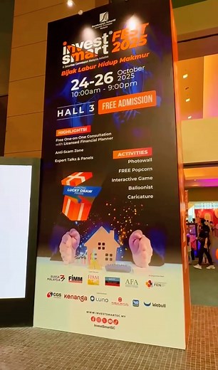 ✨ 𝐘𝐄𝐒 𝐅𝐢𝐧𝐚𝐧𝐜𝐢𝐚𝐥 @ 𝐈𝐧𝐯𝐞𝐬𝐭𝐒𝐦𝐚𝐫𝐭 𝐅𝐞𝐬𝐭 𝟐𝟎𝟐𝟓, 𝐒𝐞𝐜𝐮𝐫𝐢𝐭𝐢𝐞𝐬 𝐂𝐨𝐦𝐦𝐢𝐬𝐬𝐢𝐨𝐧 @ 𝐌𝐢𝐝𝐕𝐚𝐥𝐥𝐞𝐲, 𝐏𝐉 12 Licensed Financial Planner of YES Financial were stationed at consultation booths to provide consultations to public. 😍 Well done Jordan Peh, Tan Sock Koon, Ryan Chan, Jac Lim, Jaimie Lai, Max Wong, Joshua Teoh, Jouyou, James Chuah, Yong Kok Wai, Charles Tan & Zaeim for your contributions. 👍 #InvestSmart #SecuritiesCommission #YESFinancial #FinancialPl